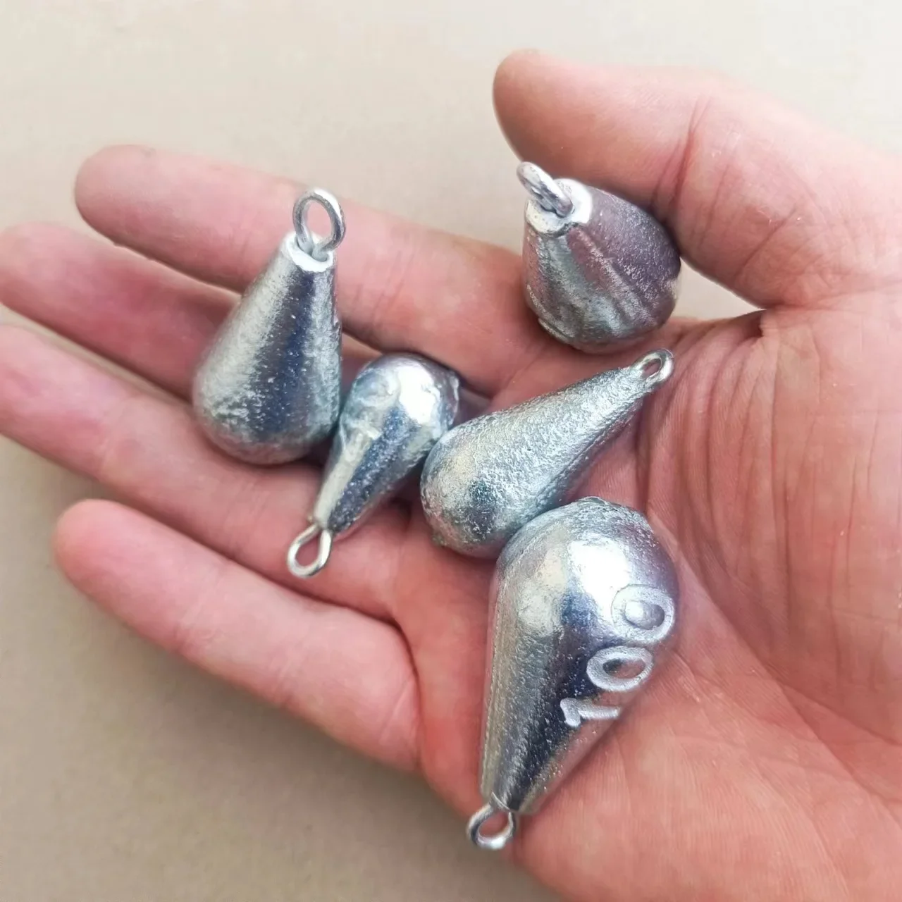 DropshapedFishingSinkers30g40g50g60g70g80g90g100g110g120g