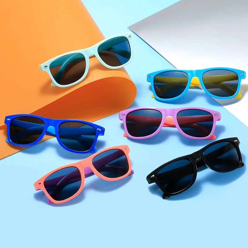Children's Color Matching Sunglasses For Boys And Girls UV Resistant Baby Summer Sunshades
