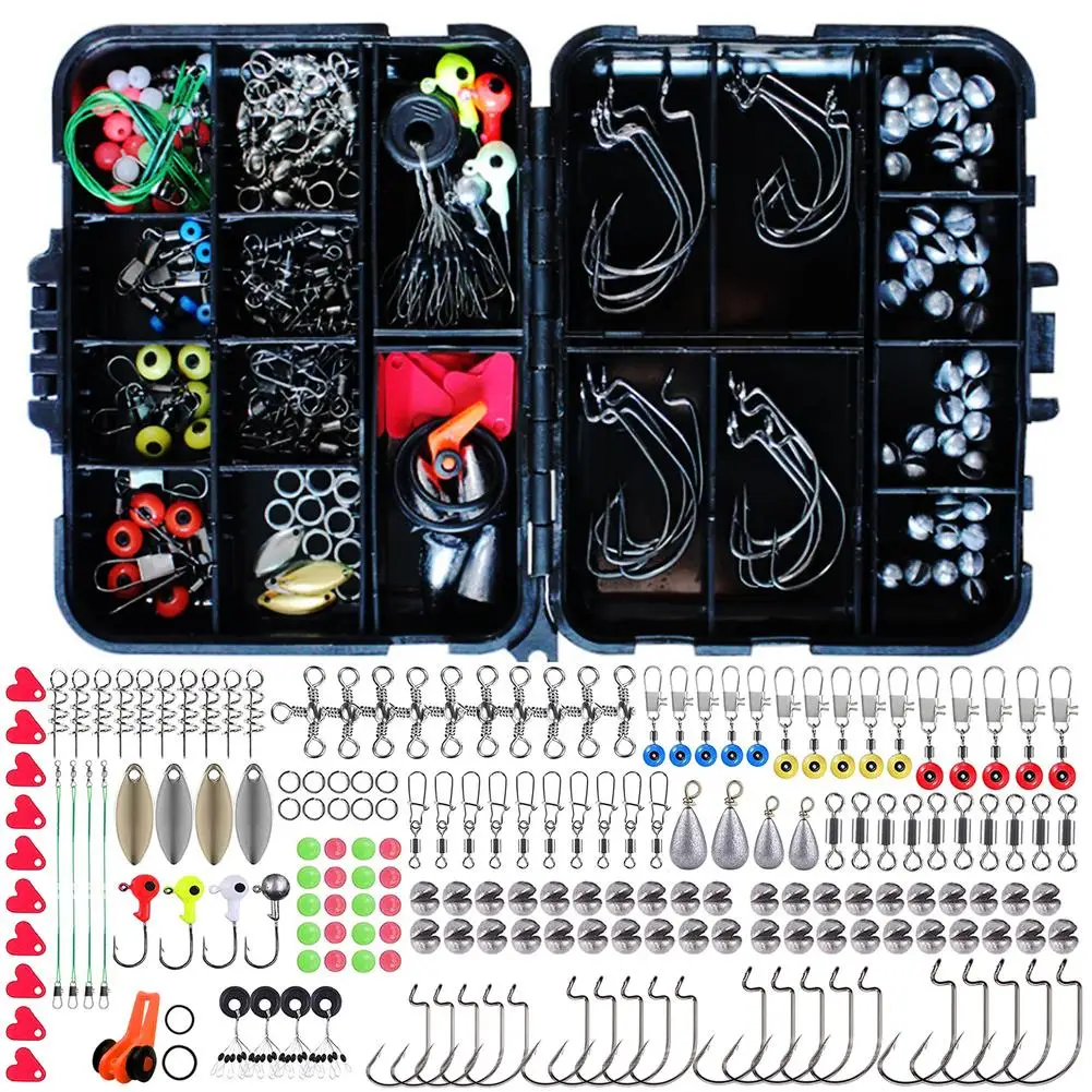 Kit Da Pesca Completo 482 Pezzi – Accessori, Esche, Zaino E Scatola Porta Esca Per Acqua Dolce E Salata - 2