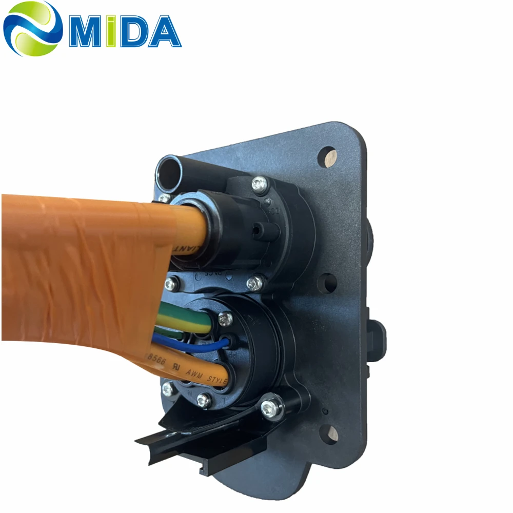 소켓 150A DC 충전기, DC 1000V 커넥터, 입구 DC CCS 콤보 1 EV 소켓