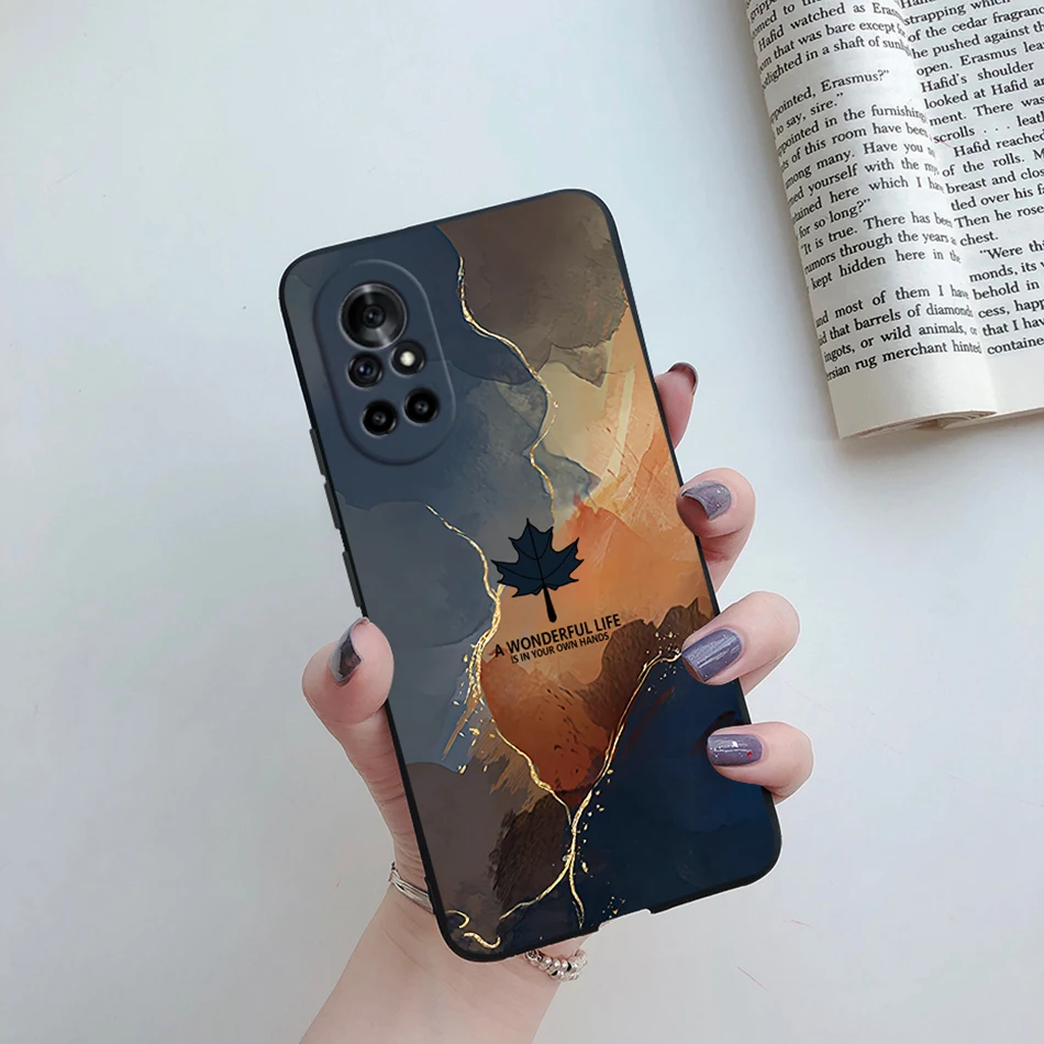 Floral Cat Cartoon Silicone Phone Protector Case - Stylish Back Cover