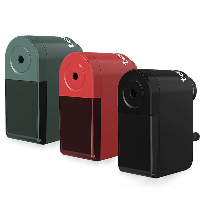 

Tenwin скетч ручная/Вращающаяся точилка для карандашей школьная Механическая точилка принадлежности для ножей ручной карандаш/угольный резак 8029