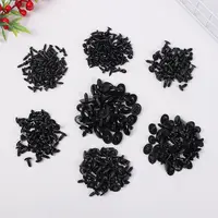 50/100pcs Black Plastic Doll Eyes Safety Eyes For toys Teddy Bear Stuffed Toys Snap Animal Puppet Dolls Craft Eye Amigurumi New 2