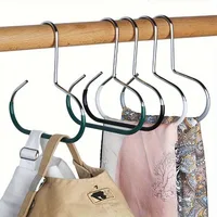 2/4 PCS Fashionable Hook Metal Hat Storage Suitable For Baseball Cap Scarf Belt Wardrobe Decoration Durable Plastic Structure 1