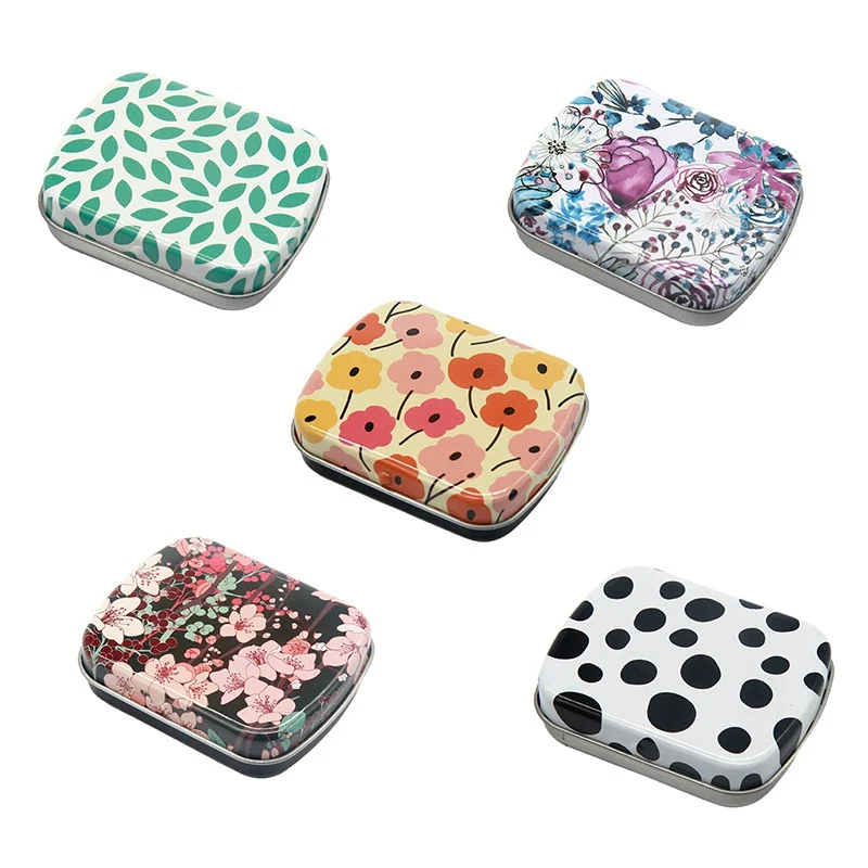 Watercolor Paint Palette 12 grid Mini Tin Box Portable Travel Painting Paint Tray