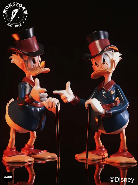 Original Disney Scrooge Mcduck Action Figure Classic Retro