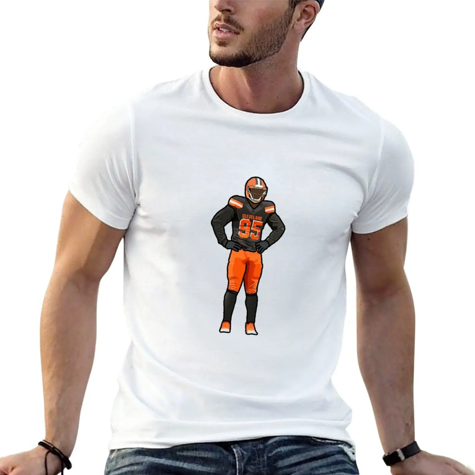

Myles Garrett T-Shirt plus size tops funny t shirts plus size t shirts korean fashion men clothing