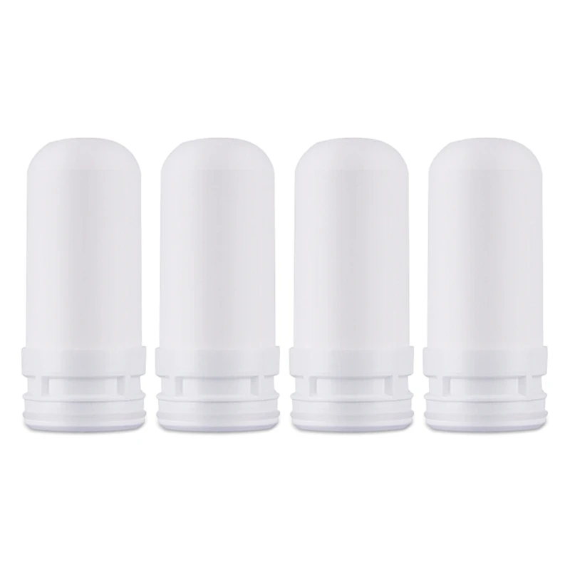 

4 Pcs Water Purifier Dechlorination Filter Ceramic Faucet Water Filter Cartridge for Household Kitchen Faucet