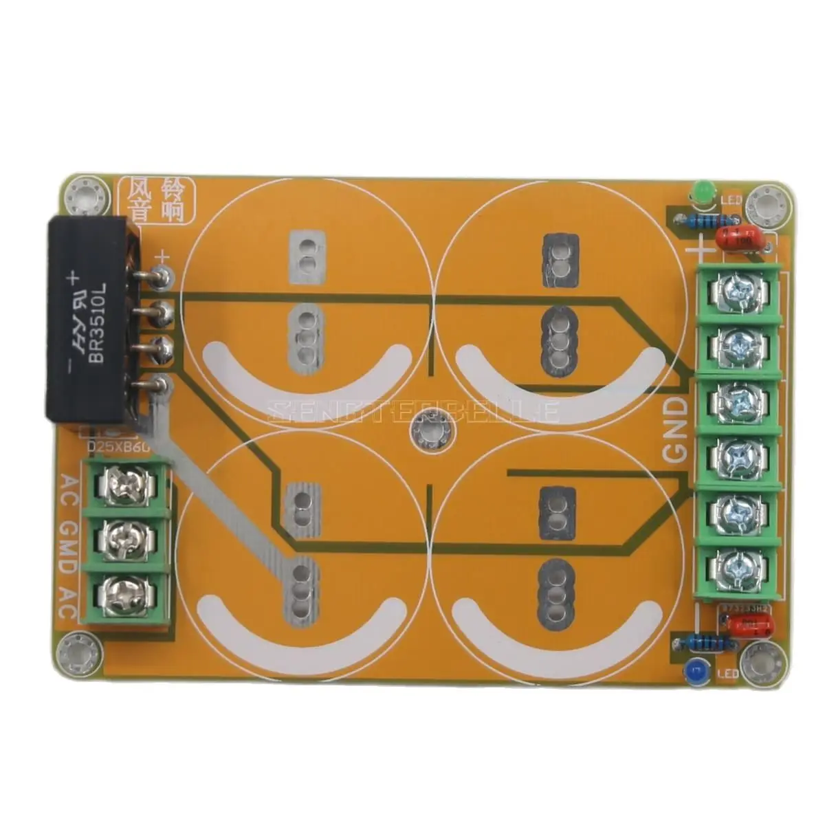 Assemble HiFi Audio Amplifier Rectifier Filter Power Supply Board Positive Negative Dual Power audio amplifier board