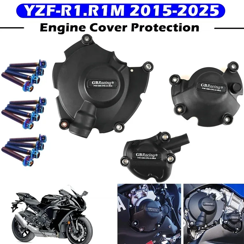 Motorcycles Engine Cover Protection For GB Racing For R1 R1M R1S 2015-2019 2025GBRacing motorcycle engine cover engine cover protector