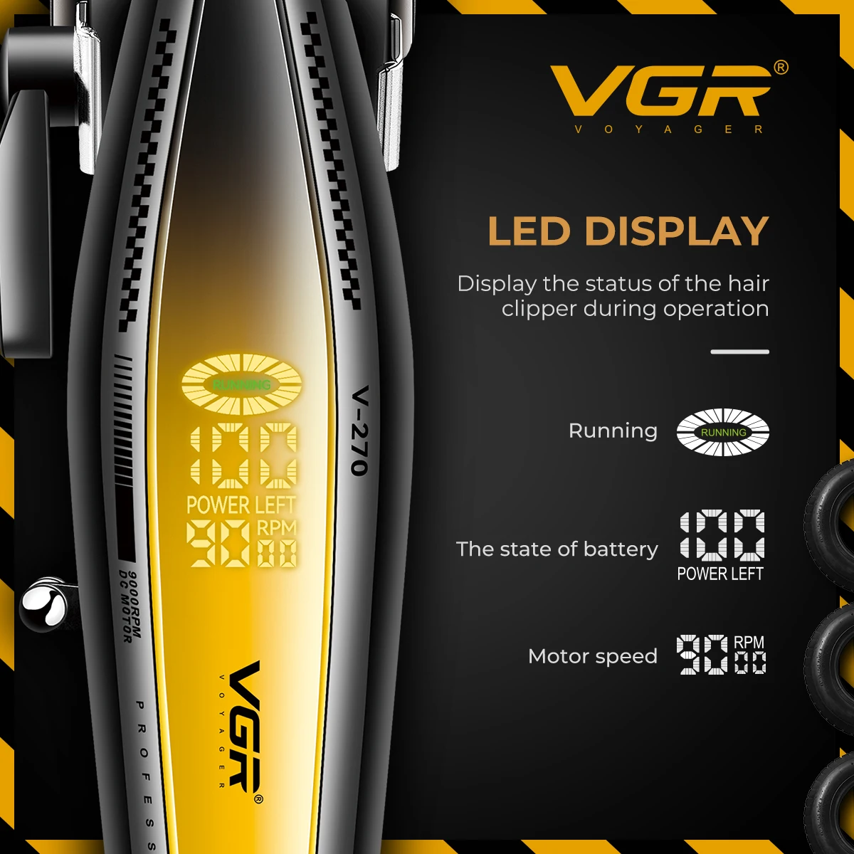 VGR ماكينة قص الشعر ماكينة قص الشعر الاحترافية 900...