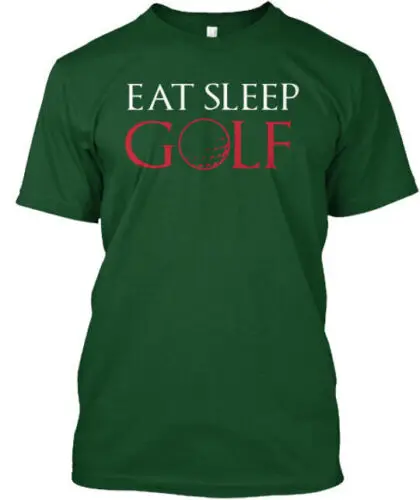 

Забавная футболка Eat Sleep Golf, Сделано в США, размер от S до 5XL