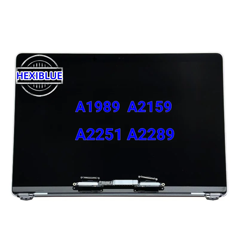 

ЖК-дисплей в сборе для Macbook Pro, 13 дюймов, A1989, A2159, A2251, A2289, экран 2018, 2019, 2020, 3214, EMC 3348, 3301, 3456, серебристо-серый цвет