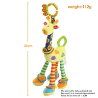 Newborn Photography Accessories - Giraffe Soothing Pendant, can produce different sounds when rubbed in different places 6