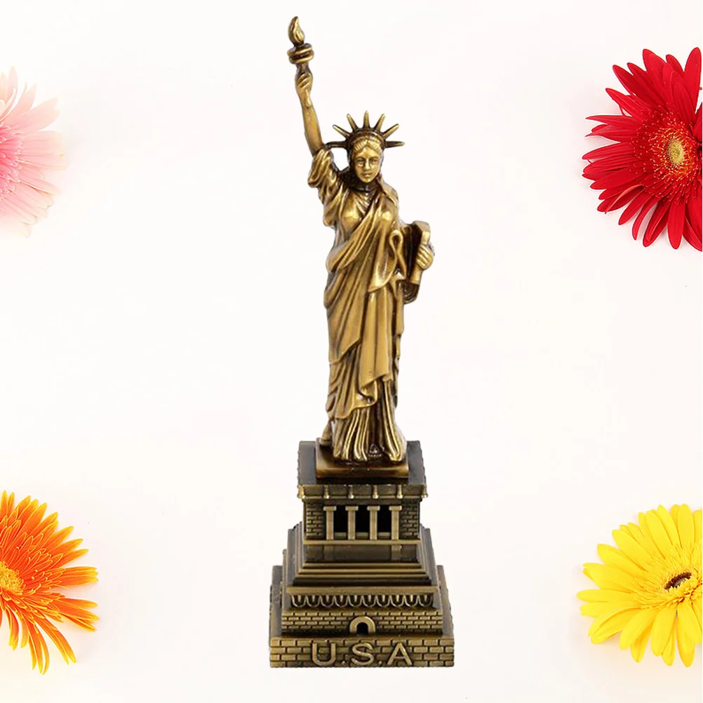 

Vintage Home Decor Statue Liberty Island Collection Souvenirs Figurines Metal Model Decoration Bronze 25Cm