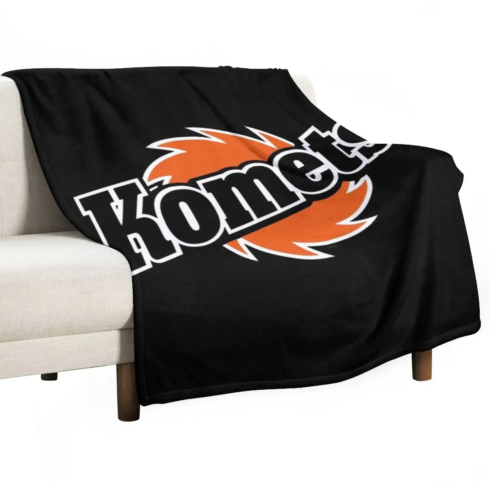 

Fort Wayne Komets Throw Blanket Fluffy Softs Camping Sofa Blankets