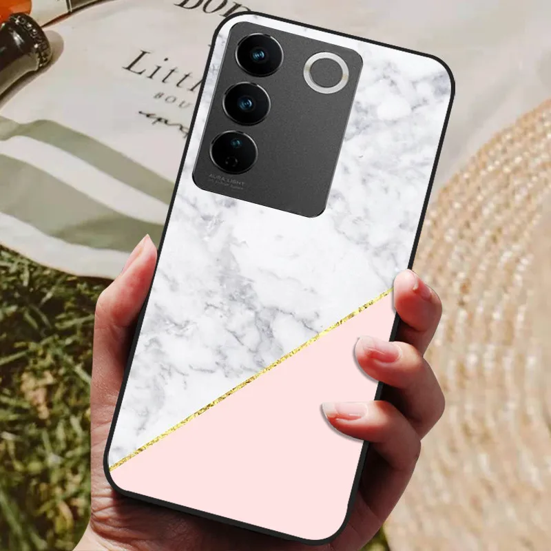 Sleek Black Silicone Phone Case - Durable TPU Protective Cover