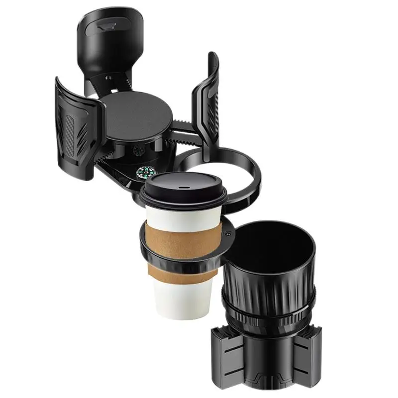 

Автомобильные Держатели для стаканов Cupholder, фиксируемые на месте регулируемые автомобильные держатели для стаканов, дополнительное пространство для хранения, разделенное на 4