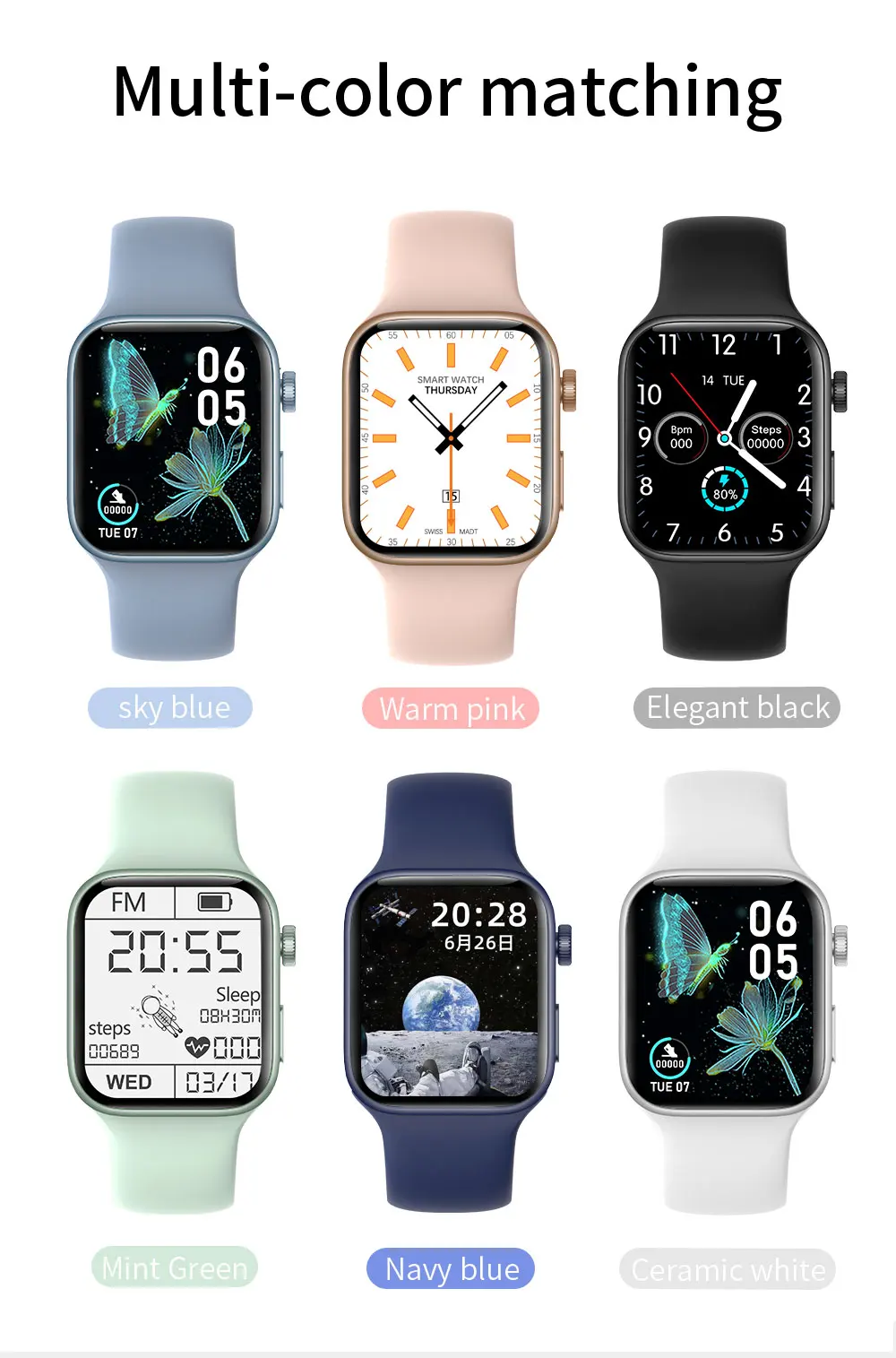 Z36 Ʈ ġ Series 7   1.75 &DIY Face  Men Women Smartwatch   iOS ȵ̵ PK IWO W37 W26 W46