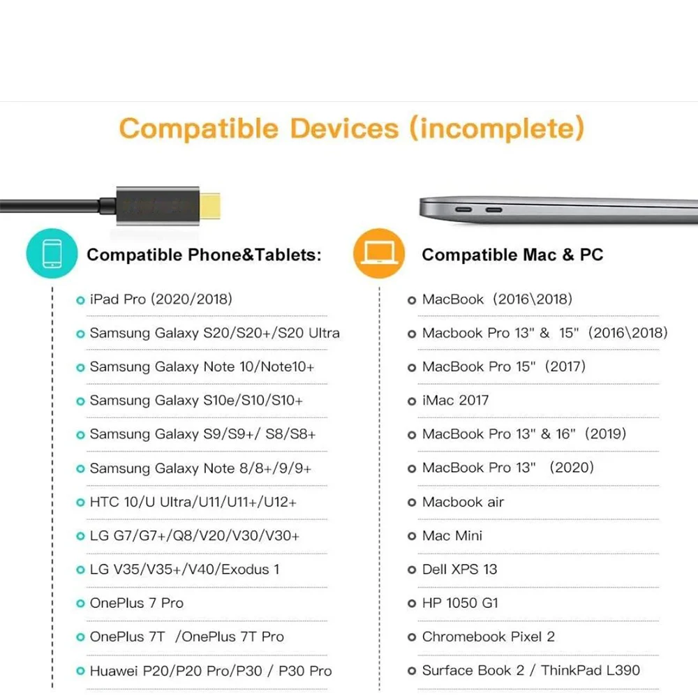 USB C VGA ̺ USB 3.1  C VGA  ̺ Apple Macbook Pro Air ̴ Dell XPS13 15 USB-C VGA