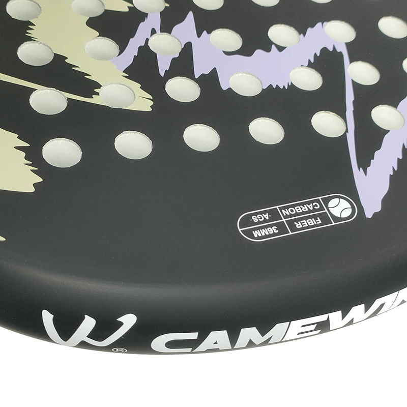 BRAVE Racchetta Padel Professionale – Fibra Di Carbonio, Nucleo EVA, Leggera – Paddle Tennis Per Ogni Livello