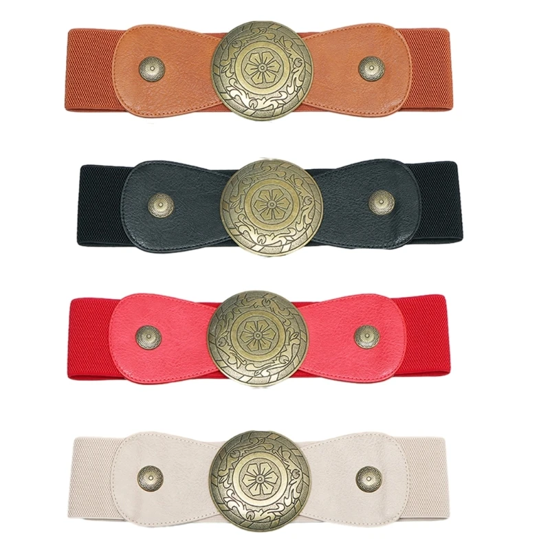 

Adult Teens Female Elastic Grommet Waist Belt Adjustable Buckle Waist Straps
