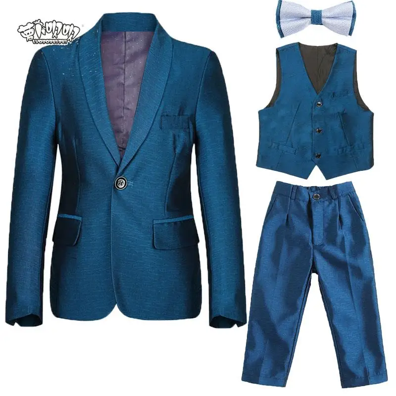 

Wedding Suit For Boys Children Photography Dress Kids Stage Performance Formal Suit Teen Birthday Ceremony Chorus show Costume