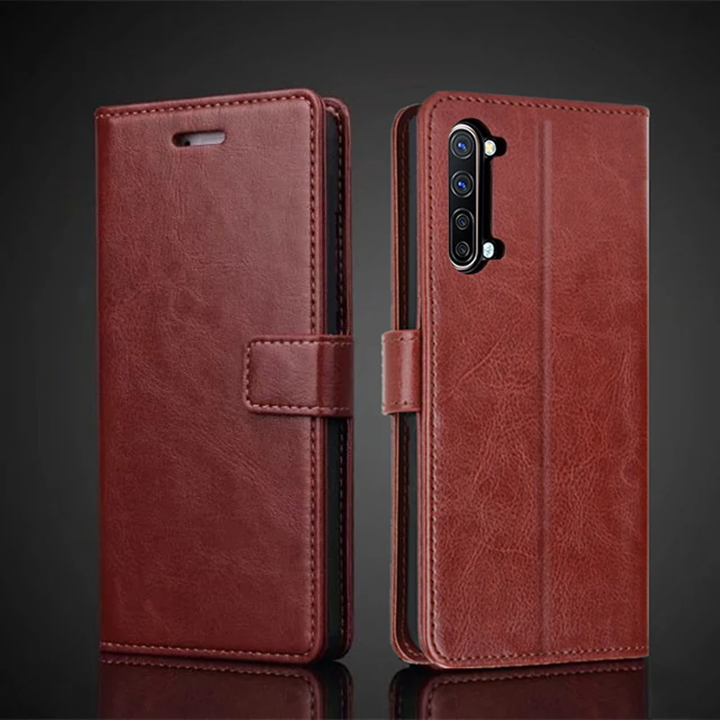 Luxurious PU Leather Wallet Case - Retro Flip Cover with Card Holder