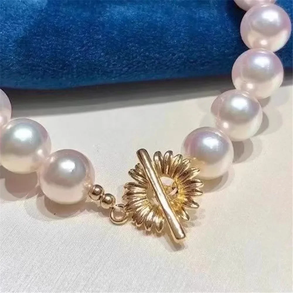 

DIY Pearl OT Clasps Accessories S925 Sterling Silver Single-breasted Fashion Bracelet Necklace Handmade Beaded Buckle Female