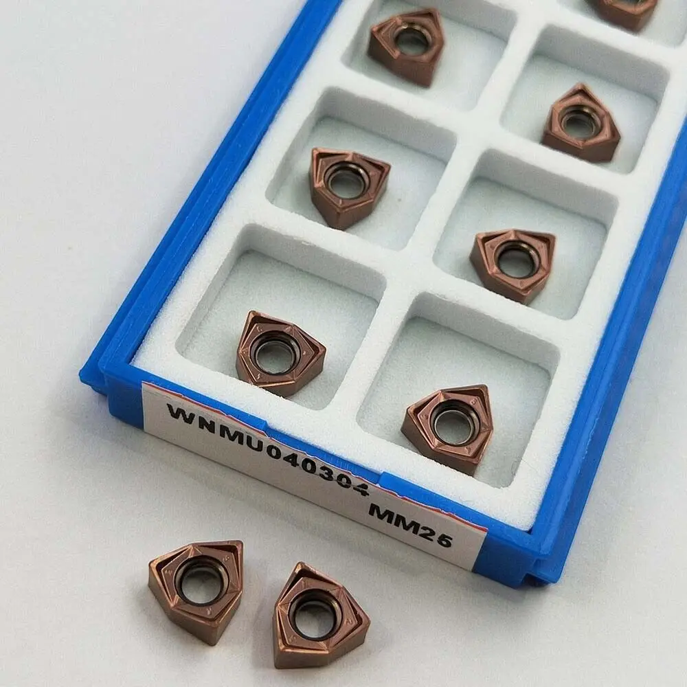 WNMU040304 мм 25 90 ° карбидная вставка из нержавеющей стали фрезерная вставка для MFWN90 инструмент wnmg0403 WNMG токарный инструмент