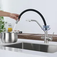 Kitchen Modern Copper Faucet Purification Drinking Water Pull-Out Sink Hot and Cold Pure Water Direct Drinking Faucet 2