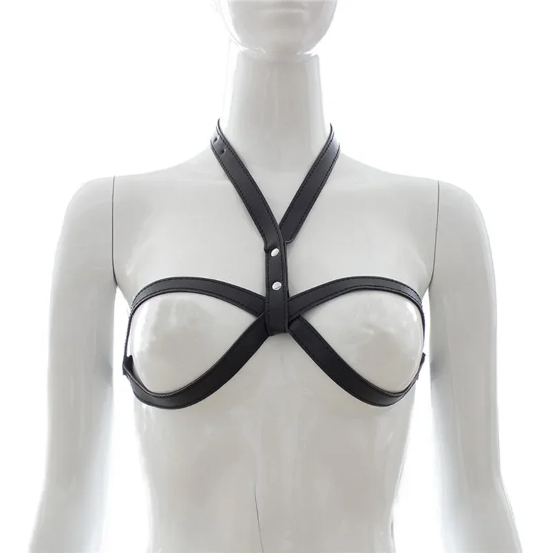 Erotic Bra brassiere Adult Breast BDSM Bondage Sexy Lingerie Sex Toy For Women Leather Excellent Strap On Lesbian Accessories erotic lingerie