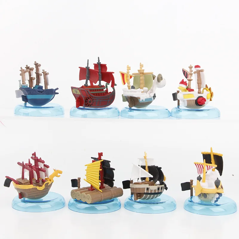 8cm 8pcs/set Anime One Piece Figure Luffy Zoro Sanji Mini