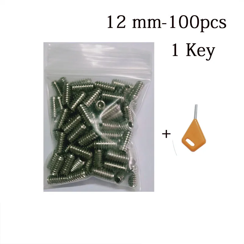 Stainless steel 316 American standard 10#-24 surfboard fin special screw concave end hex socket fixed machine top wire Fin screw
