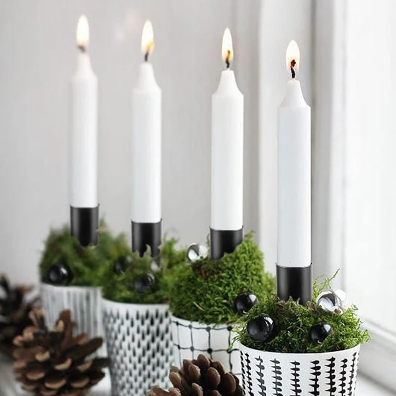 Candle Holders Candle Sticks Holder Taper Candles Skewer 6Pcs candle holders