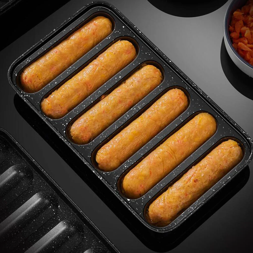 Coffee Metal Sausage Mold Child Buns Roasting Pan Mini Molds Stainless Steel Hot Dog Making