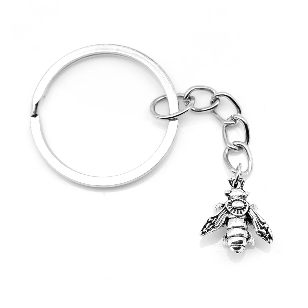 

1 Piece Honey Bee Car Key Chain Jewelry Wholesale Jewelry 14x15mm