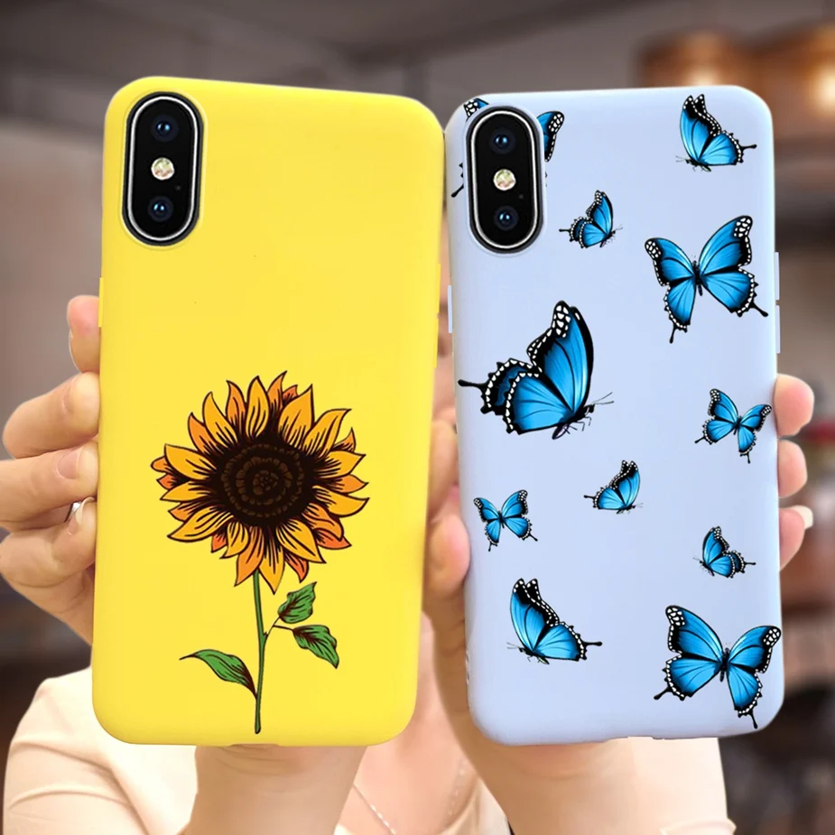 Per Iphone X Custodia Iphone Xr Xs Max Cover Silicone Morbido Tpu Fundas Custodia Posteriore Per Iphone X Xr Xs Max Coque Paraurti Carino