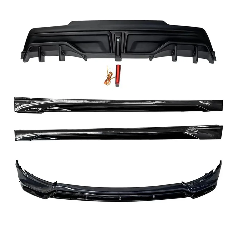 Yofer For Tesla Model Y Front Bumper lip Rear Bumper Diffuser Lip