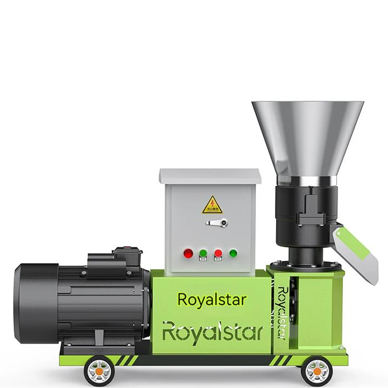 220V/380V 4.5KW-9KW Feed Pellet Machine Biomass Feed Granulator Pelletizer Pellet Press 40-300KG/H Home Animal Ggranulation