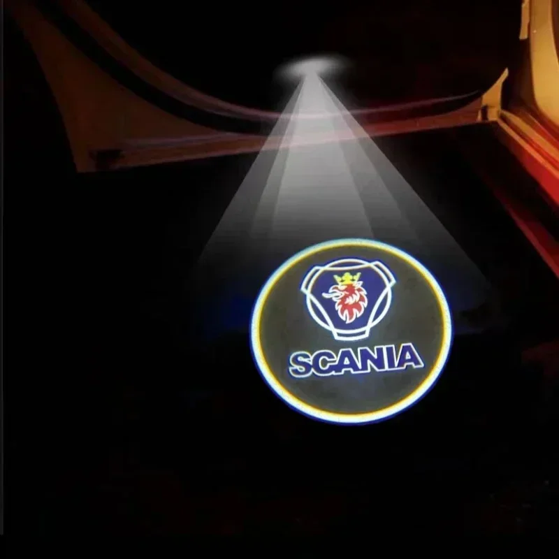 Led Car Door Logo Lampada Di Proiezione Ghost Shadow Per Tamiya Scania Logo Car R620 R470 Logo Ghost Shadow Lamps Car Buoni Accessori