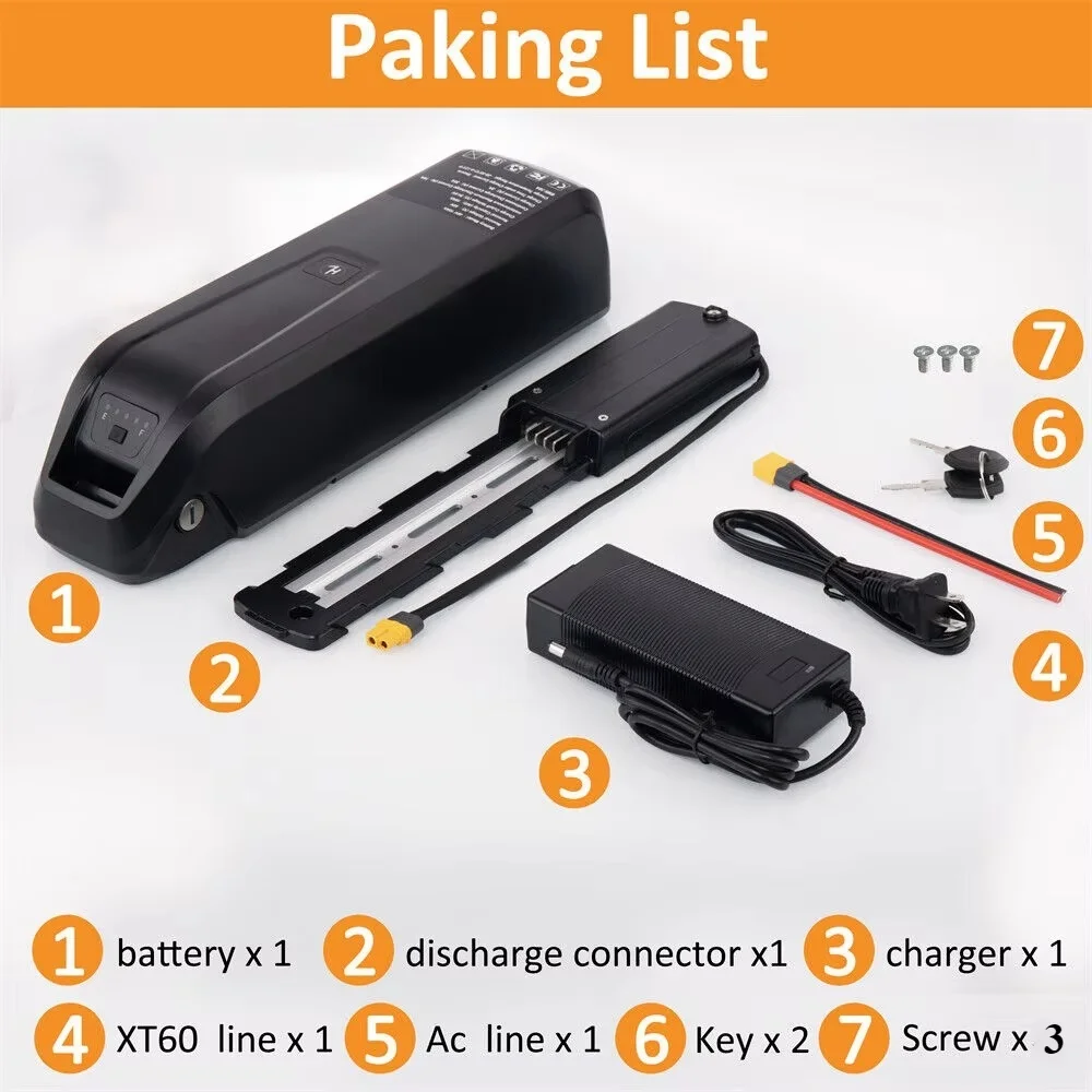 New Hailong EBike Battery 36V 48V 10Ah 15Ah 20Ah 4
