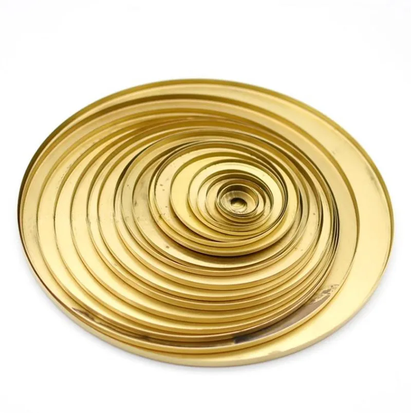 Desk lamp hardware accessories M10 hole Brass Folded Round Cap Glass Ceramic Mouth Cap Hollow Tube Sealing Round Sheet Lighting Accessories DIY Lampshade Cover