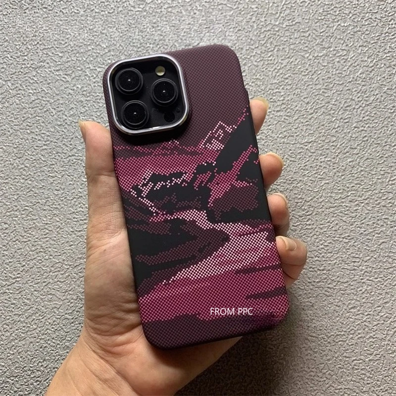 حافظة لهاتف آيفون 17 16 برو ماكس 15 لاسلكية مغناطي...