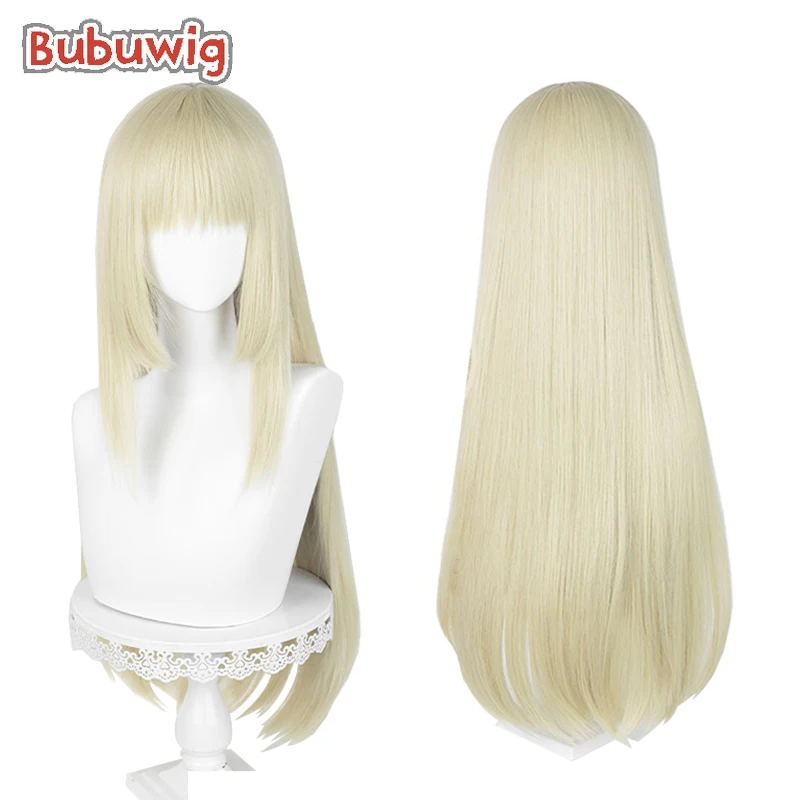 

Парик для косплея из синтетических волос Bubuwig Ymir 70 см женские длинные прямые искусственные светлые Искусственные парики термостойкий
