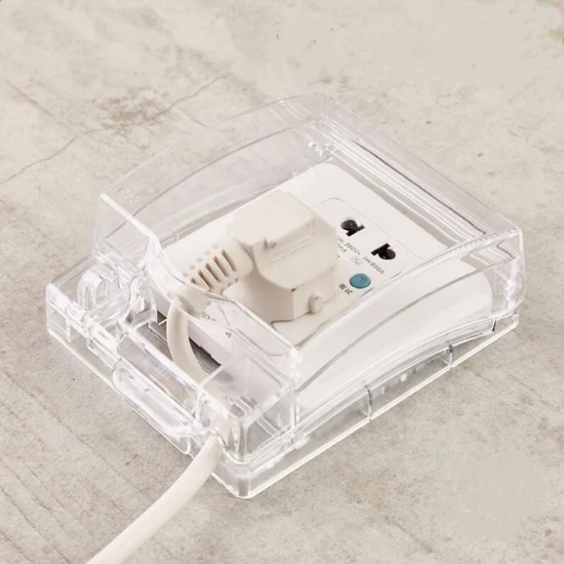 Outlet Covers Wood Wall Socket Box Dustproof Switch Cover Socket