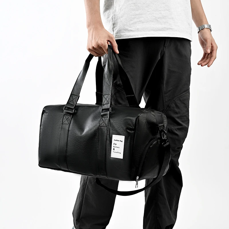 Large capacity light travel bag, carry on luggage, weekend business travel bag, dry wet separation