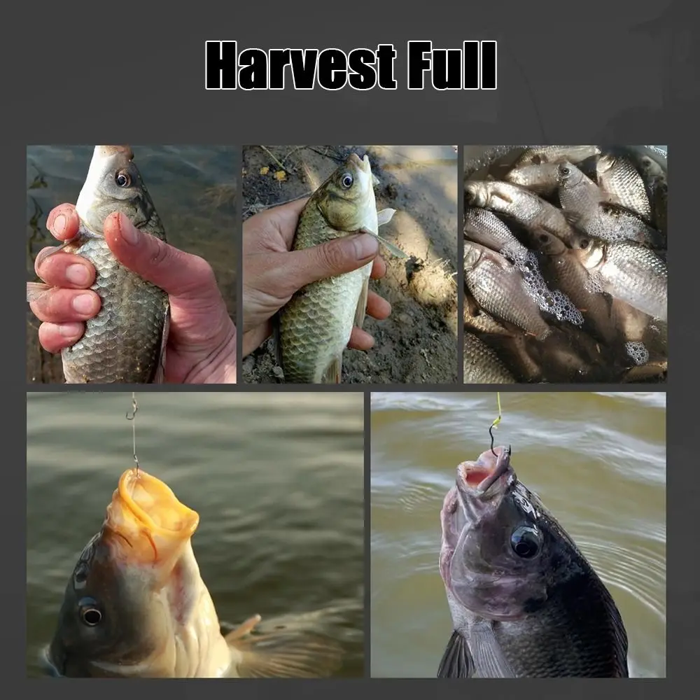 Description Picture 5 of item12Pcs/Pack High Carbon Steel Automatic Flip Fishhook Fishing Hook With Eye Sharp Barbed for Carp Fishing Accessories