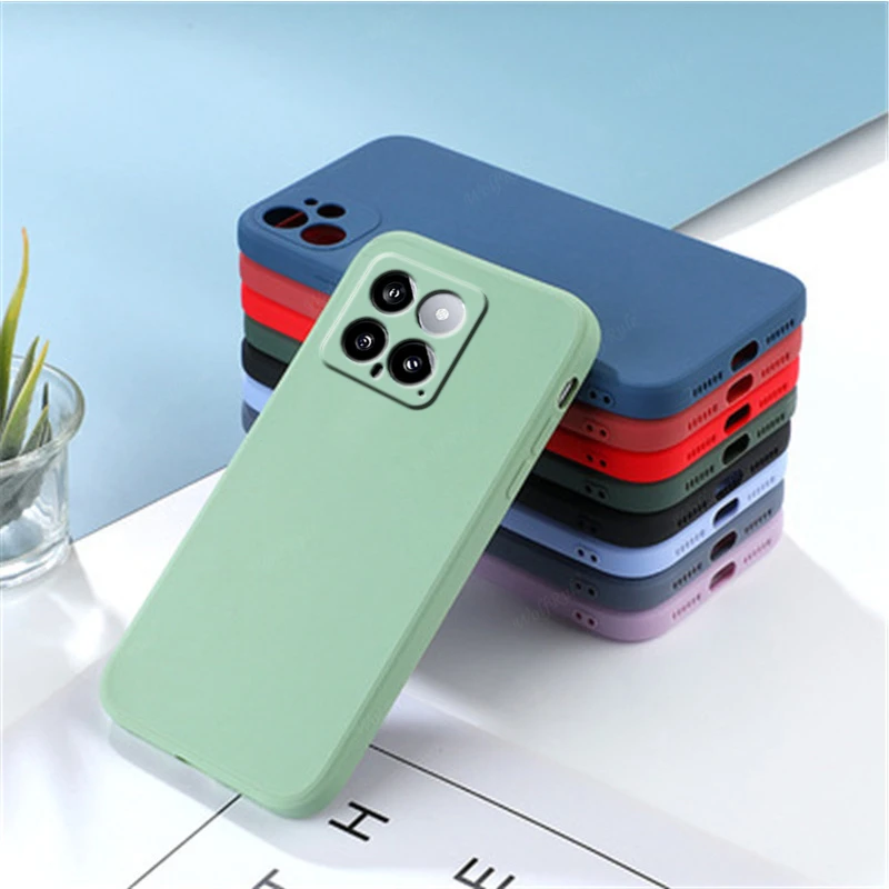 Original Liquid Silicone Shockproof TPU Soft Case Cover