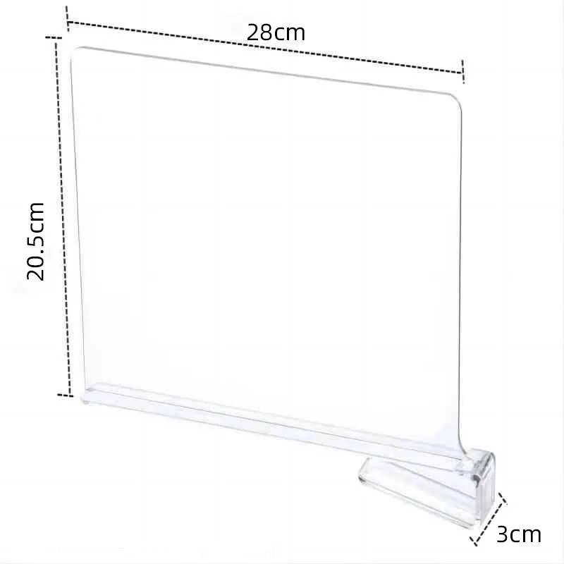 Wardrobe Clothes Organize Sorting Shelf Partitions Acrylic Clothing Baffle Jeans Pants Storage Organize 2